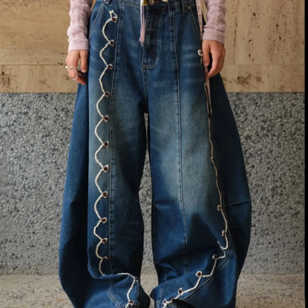 Shelle干杯吧牛仔弯刀裤