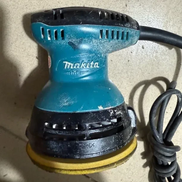 二手进口240W圆盘砂光机m9202墙面腻子打磨（旧）