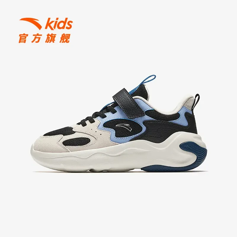 安踏儿童男大童休闲鞋2025秋季新款舒适防滑耐磨运动休闲鞋