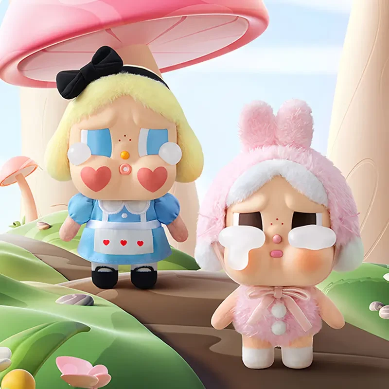 【代拆】泡泡CRYBABY哭娃眼泪工厂系列搪胶脸毛绒盲盒潮流挂件