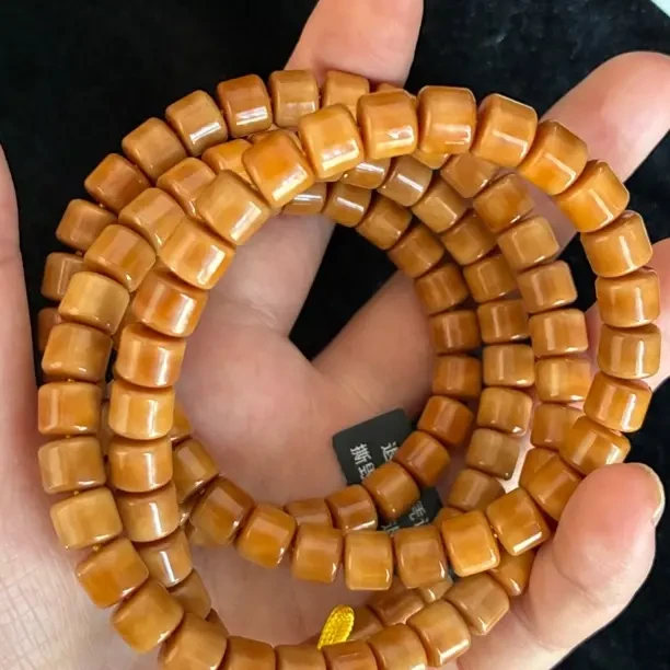 原生态龙脊菩提8X7道珠脖挂