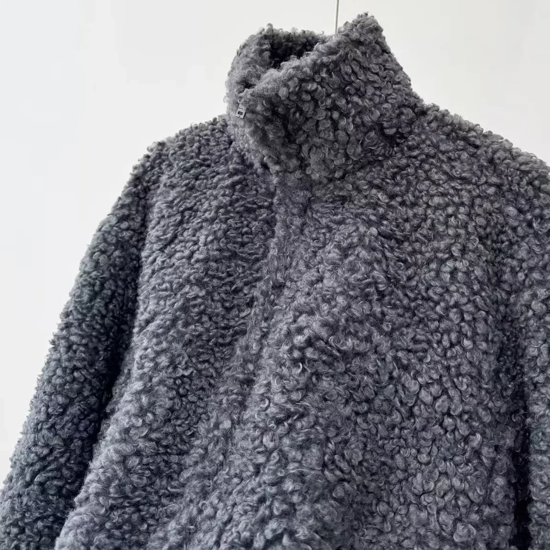 【花花严选】冬季立领外套加厚保暖短款休闲上衣