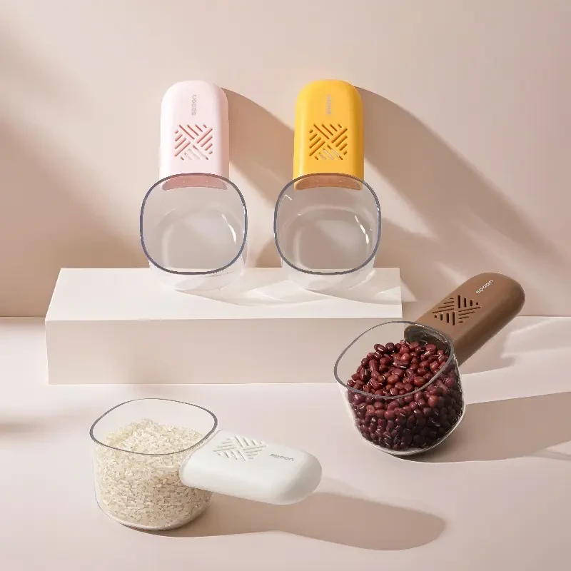 舀米勺多功能厨房家用食品奶粉刻度勺子创意舀面勺子五谷杂粮U043