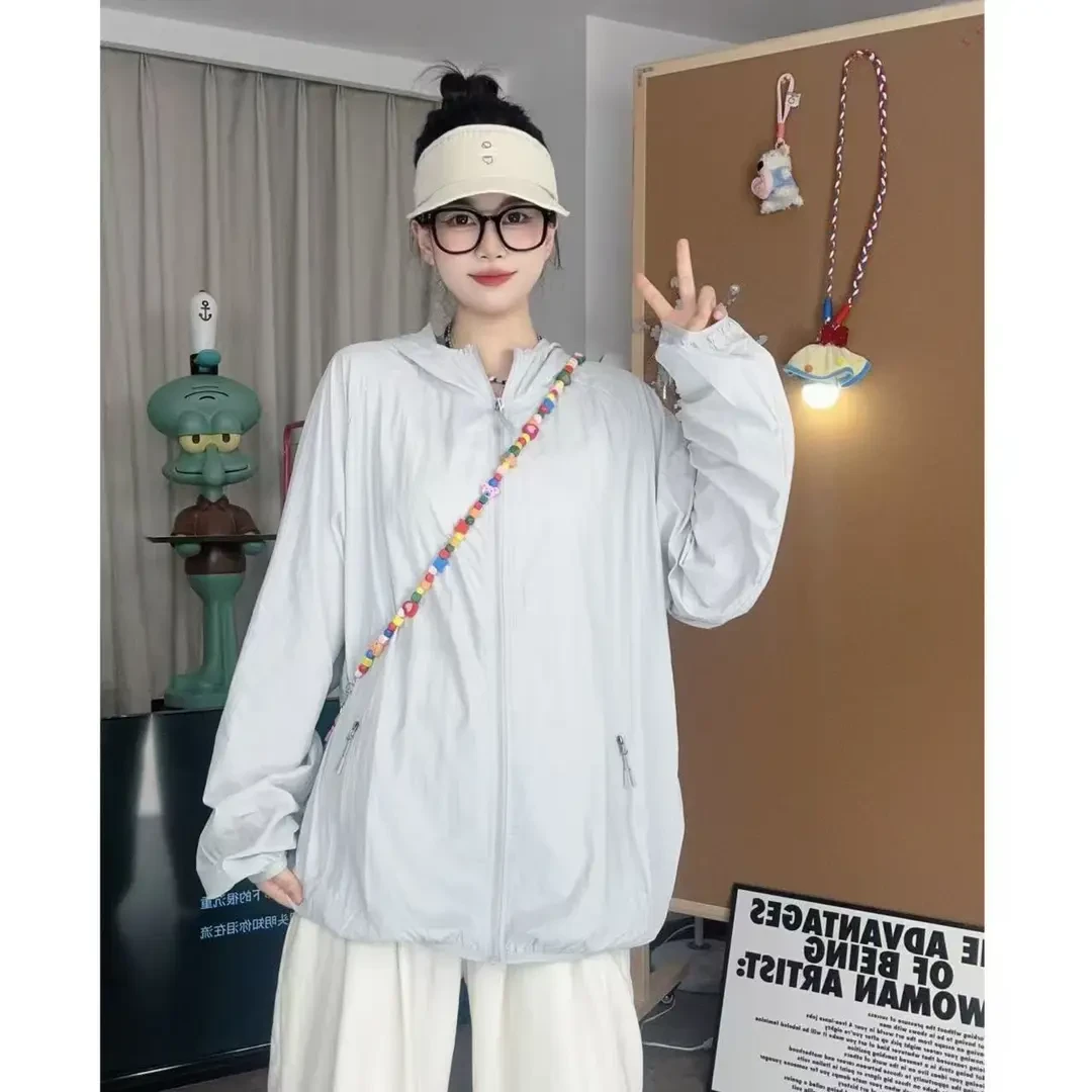 【薄如禅翼】户外夏季防晒衣防紫外线宽松连帽情侣防晒衣透气