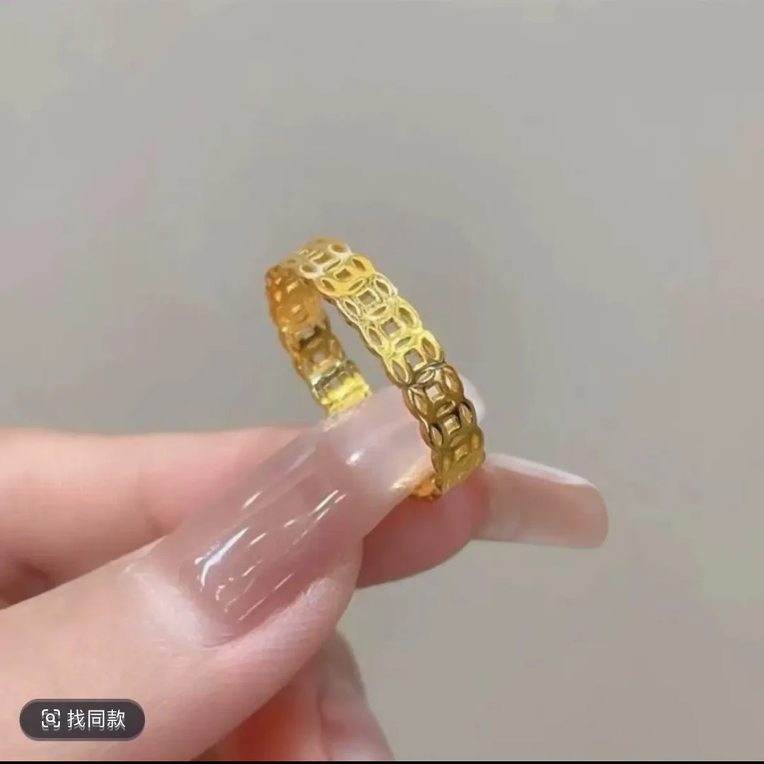 合金戒指 钱多多戒指