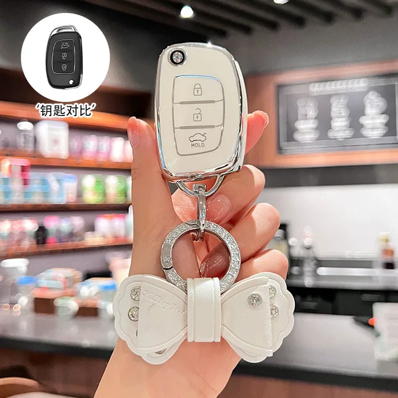 适用北京现代ix35车钥匙套名图伊兰特悦纳菲斯塔索纳塔ix25胜达