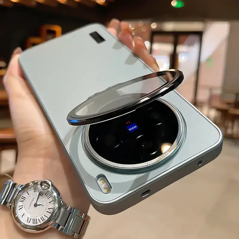 镜头膜隐形支架适用vivoX200S手机壳X100S高级感X200全包防摔磨砂