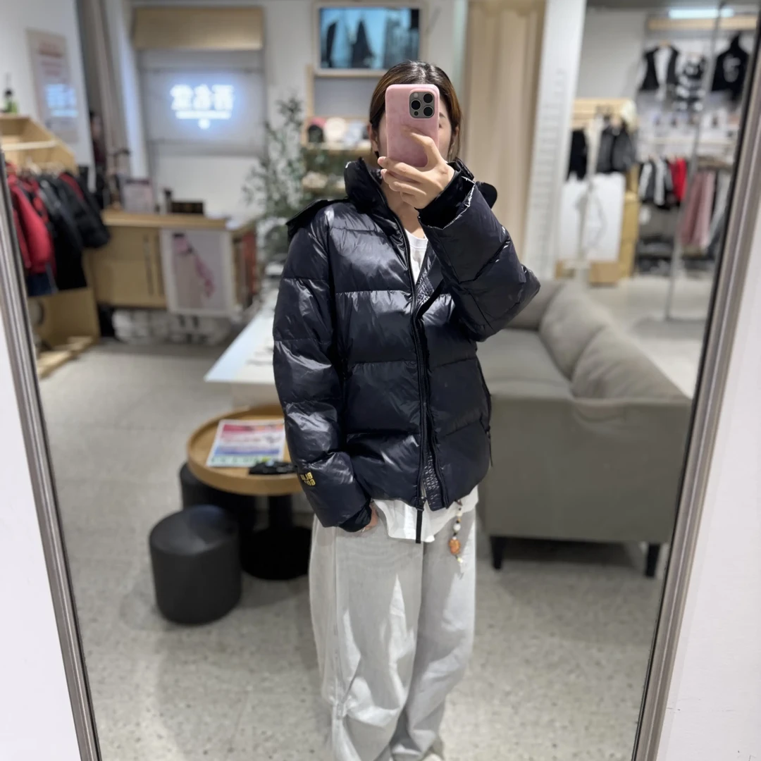 冬季新款鹅绒服，后背石墨烯带背带