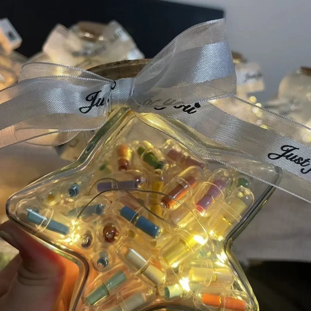 胶囊情书DIY许愿瓶幸运星星瓶送男友闺蜜生日礼物表白情话小纸条