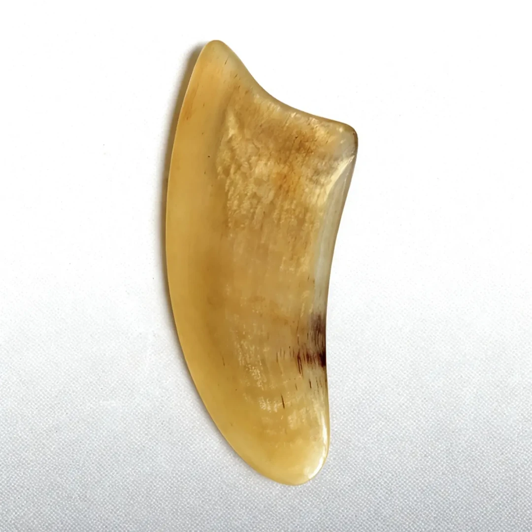 天然羊角刮痧板中医养生面部肩颈全身通用刮痧按摩（精品）