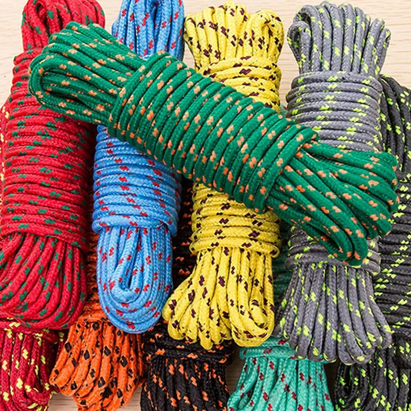 【2条尼龙绳】10米晾衣绳尼龙耐防滑捆绑晾衣绳晒被子小绳子