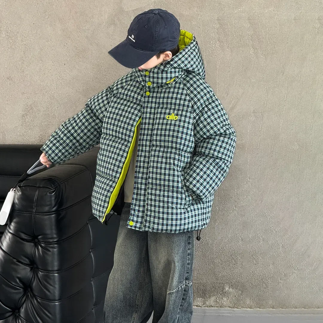 儿童装男童冬装加厚棉衣外套2025新款中大童棉袄冬季男孩保暖棉服