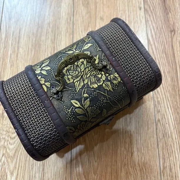 0170器漆木头盒子