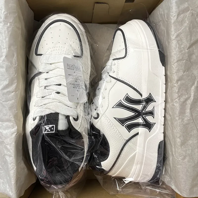 小白鞋纽约洋基队板鞋2025夏季新款男鞋莆田运动厚底休闲学长鞋女