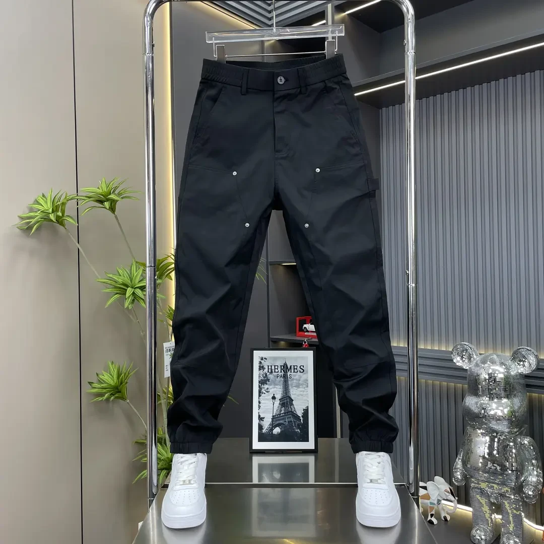 【专柜品质】2025夏季新款男士休闲裤时尚百搭流舒适冲锋裤弹力户外