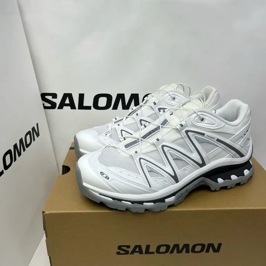 SALOMON萨洛蒙 XT-Quest 机能低帮户外鞋男女 白色 410523