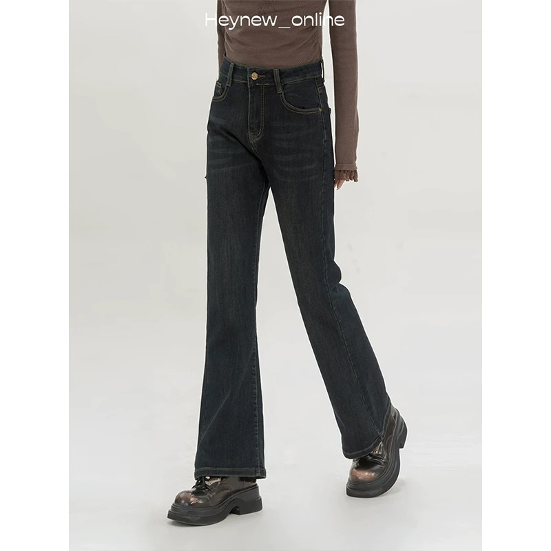 【黑妞 2.5 初八上新 】百搭高腰喇叭裤 4D1206