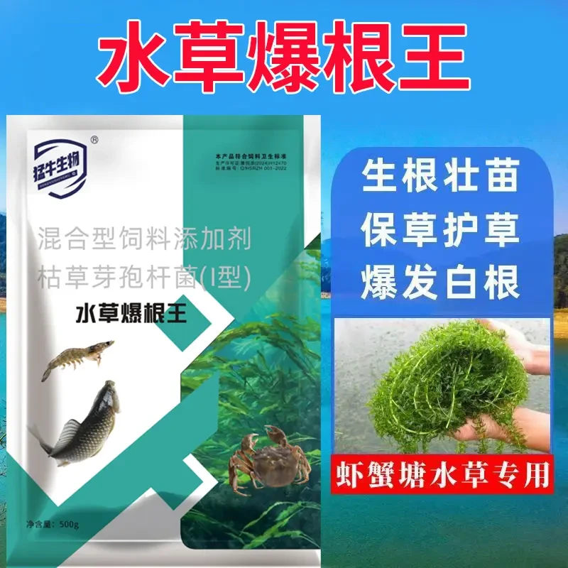 水草壮根肥趴地爆根王高温促草生长促白根鱼虾蟹塘用保草生根粉