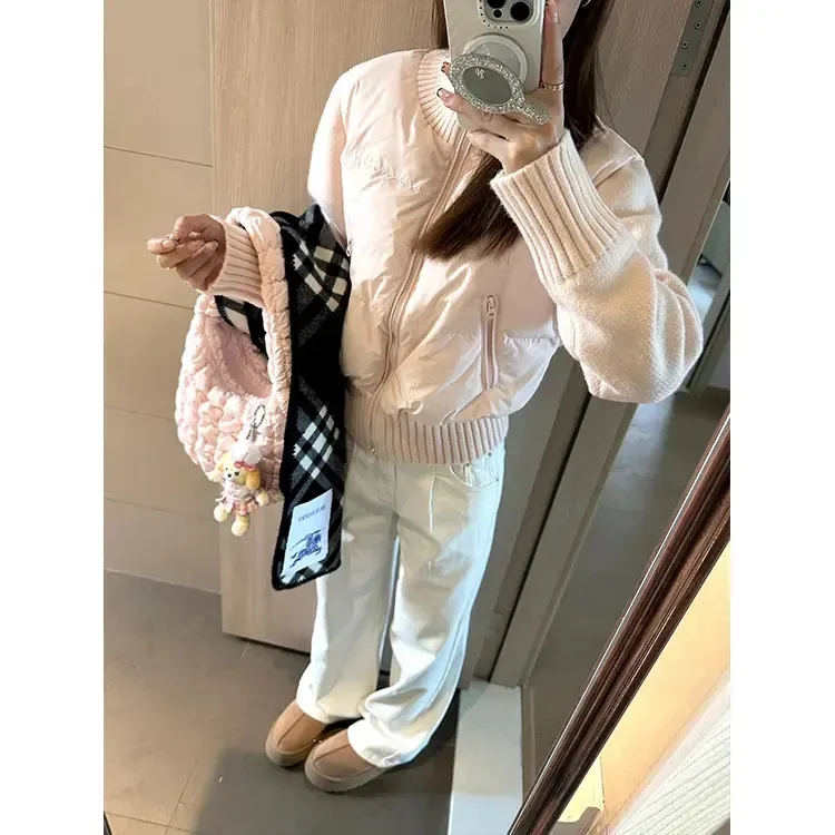 【2025新款棉服】冬季棉服短款轻薄时尚常规长袖拉链宽松小个子外套