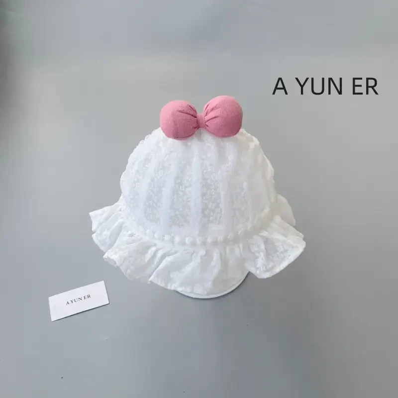婴儿帽子夏季薄款小月龄女宝宝护囟门帽空顶新生儿胎帽护头卤发带