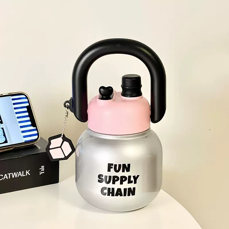 保温杯女生高颜值2024新款便携316不锈钢水杯大容量学生专用杯子