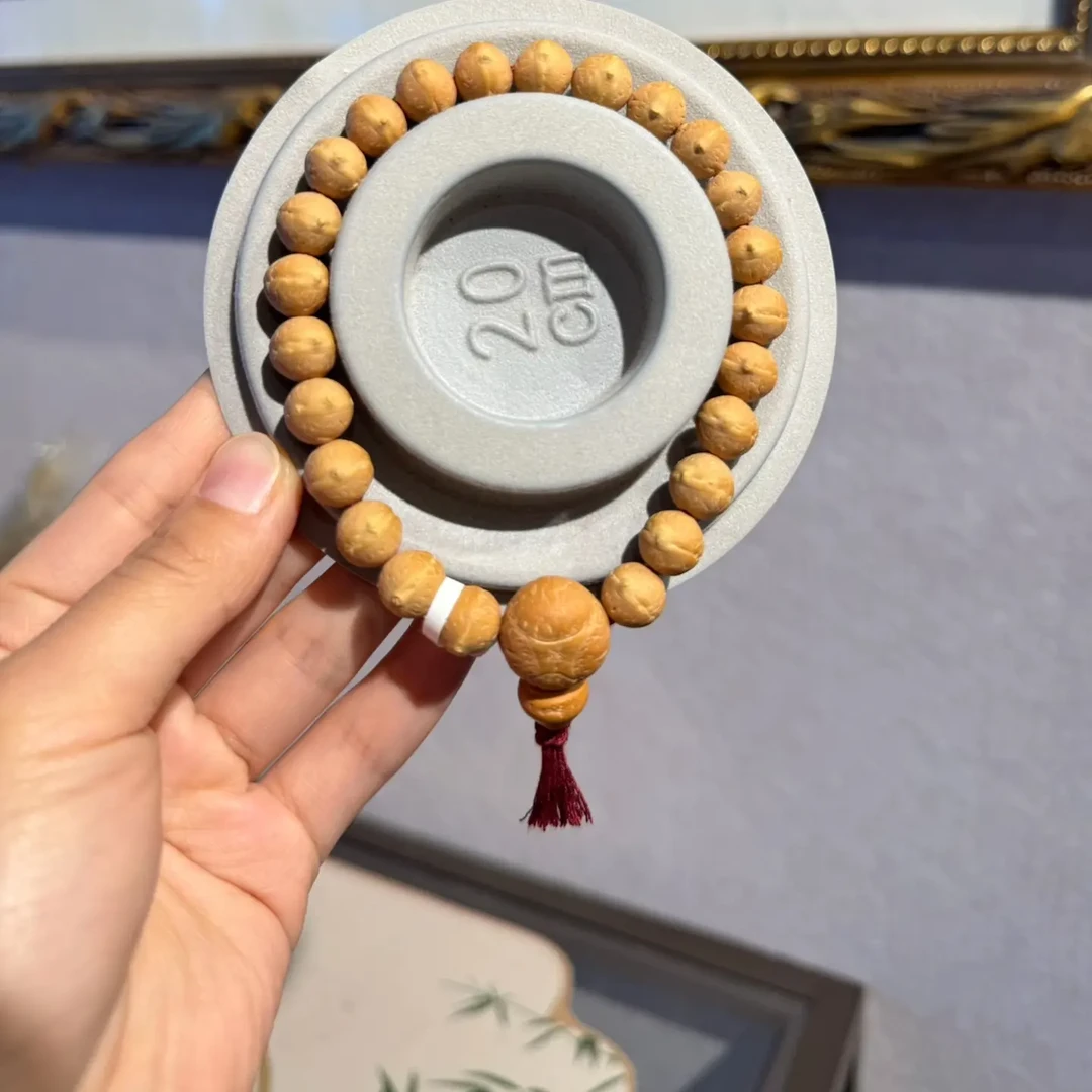 尼泊尔同树实心9大10小mm凤眼菩提密度高皮质细腻