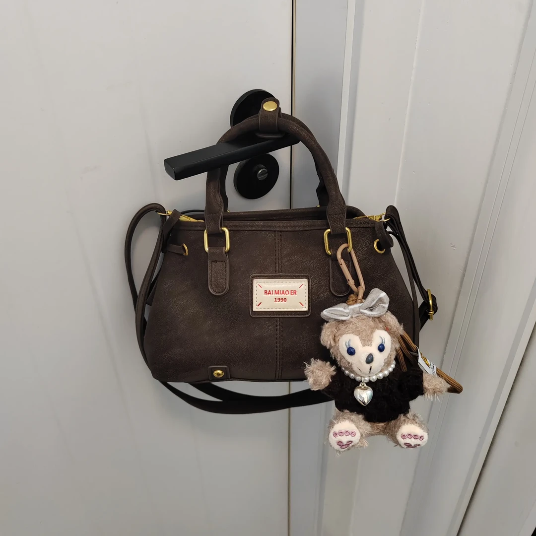 时尚复古斜挎包高质感小众包包设计手提韩系风百搭通勤学院风