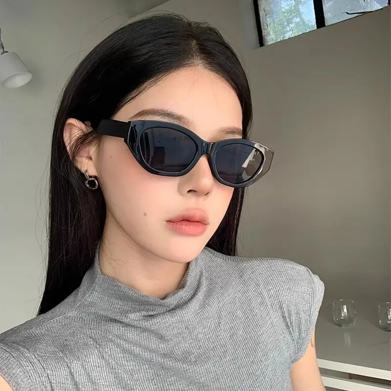 复古猫眼墨镜女款2025新款高级感显脸小大框适合方圆脸潮流太阳镜