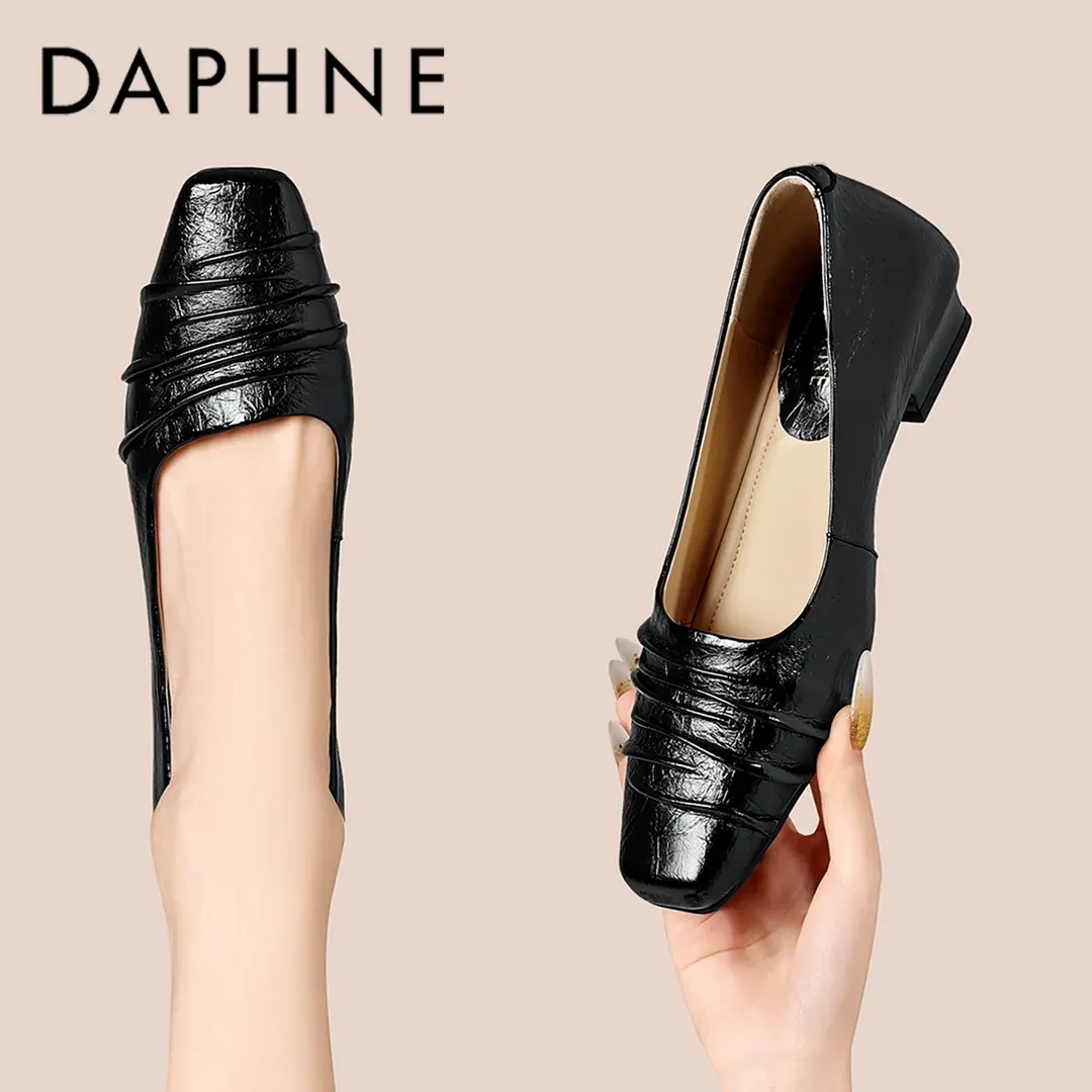 达芙妮高级感轻奢鞋子女2025春季新款软底久穿不累脚职业通勤单鞋