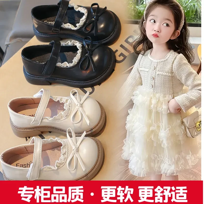 女童公主鞋2025新款儿童鞋子女孩公主鞋乐福鞋女宝单鞋皮鞋