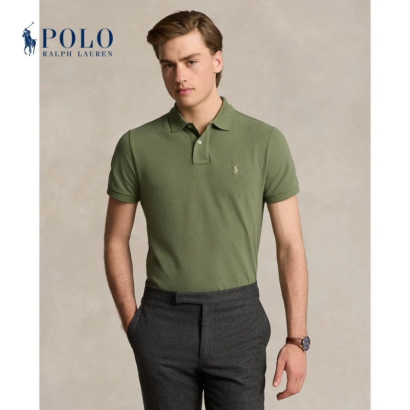 Ralph Lauren拉夫劳伦男装 经典款定制修身版棉质Polo衫710680784