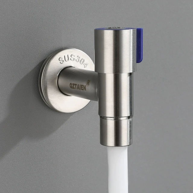 卫生间304不锈钢拖把池4分通用单泠快开卫浴接水洗手池家用水龙头