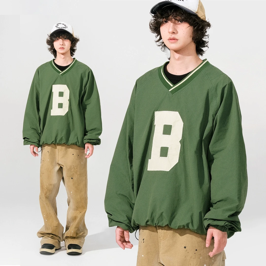 BPCALL 24AW 常青藤训练服hiphop街头T恤宽松廓形男女通款