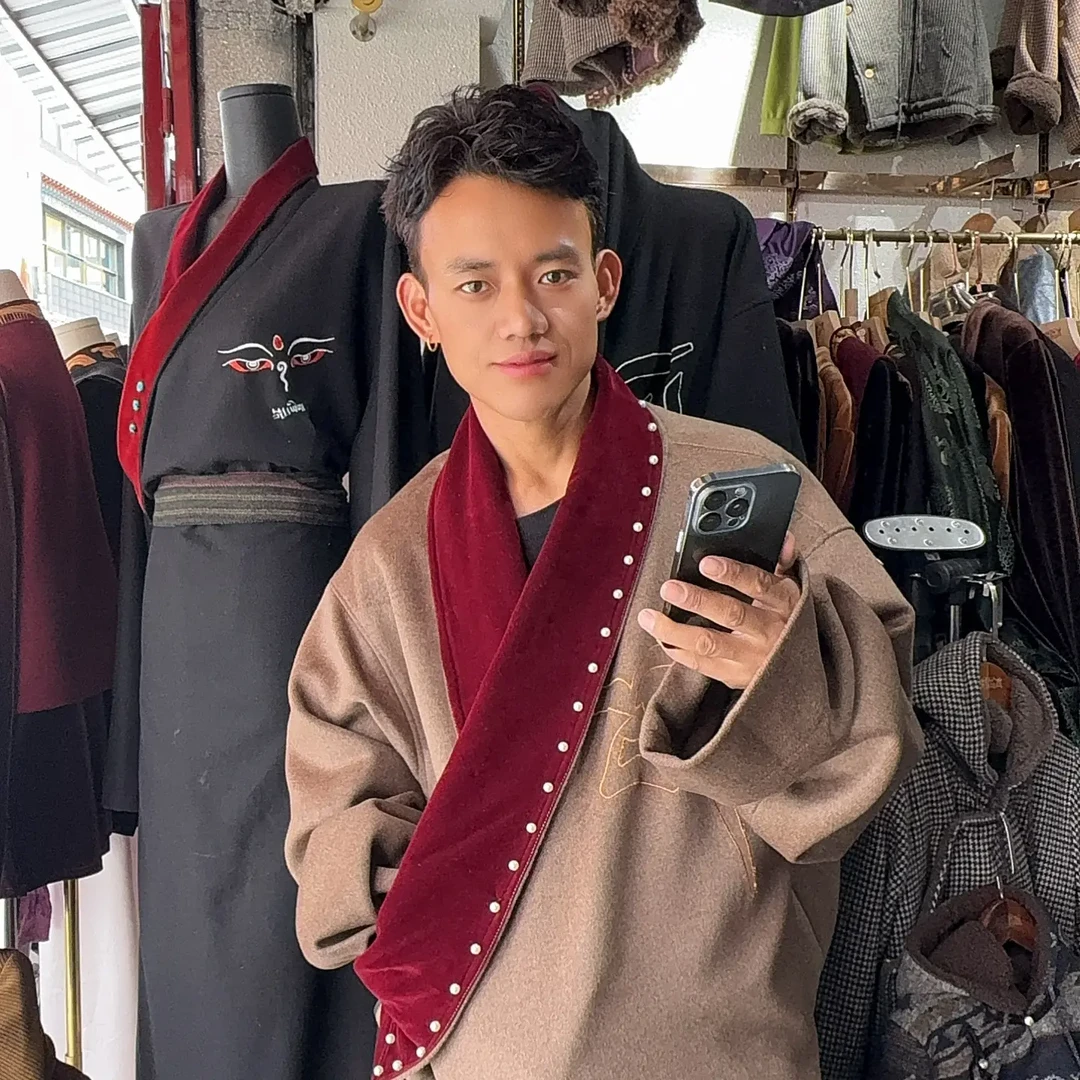 民族风藏式服装新款藏装