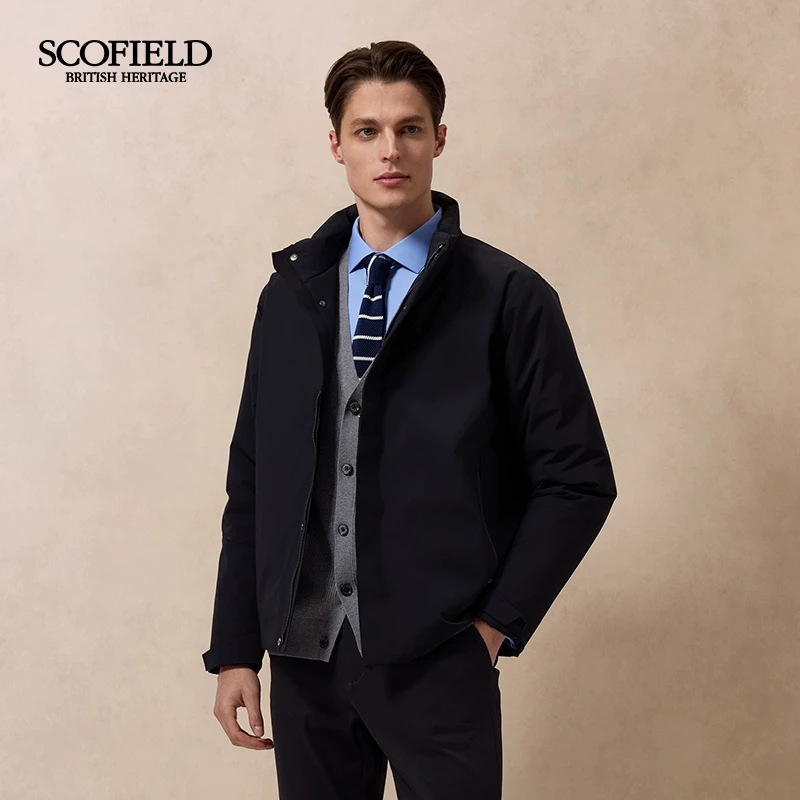 【鹅绒】SCOFIELD冬季休闲立领简约保暖防风羽绒服SMJDE4TZ02
