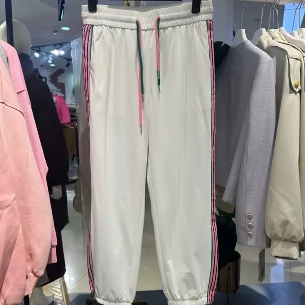 【VV FUSHI】K22066890时尚休闲多场合适用条纹夏季速干裤运动裤