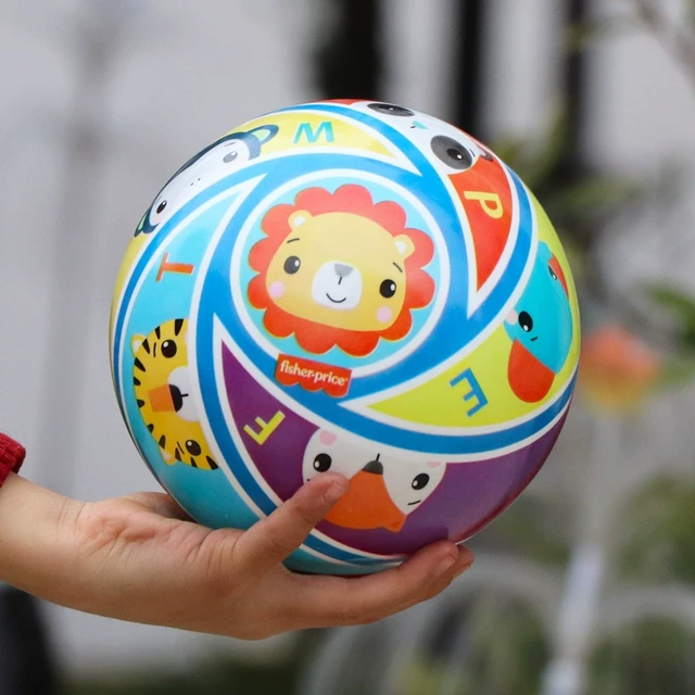 儿童球类玩具婴儿拍拍球宝宝弹力球彩印小皮球幼儿园专用幼儿球小