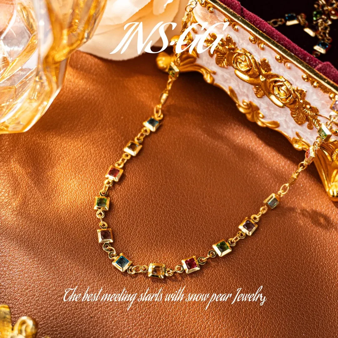 铜合金仿水晶项链 【INS · GG】晶 ♠ 轻奢设计 OMX2806 项链·中长