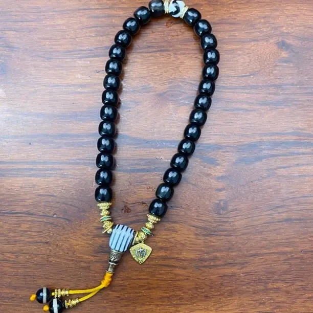 非金属珐琅手链 非金属珐琅手链 黑金贵设计 手持古风高级感串珠