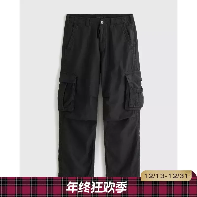 AF美式百搭纯色时尚棉质工装裤休闲裤长裤25春夏男装130-5055