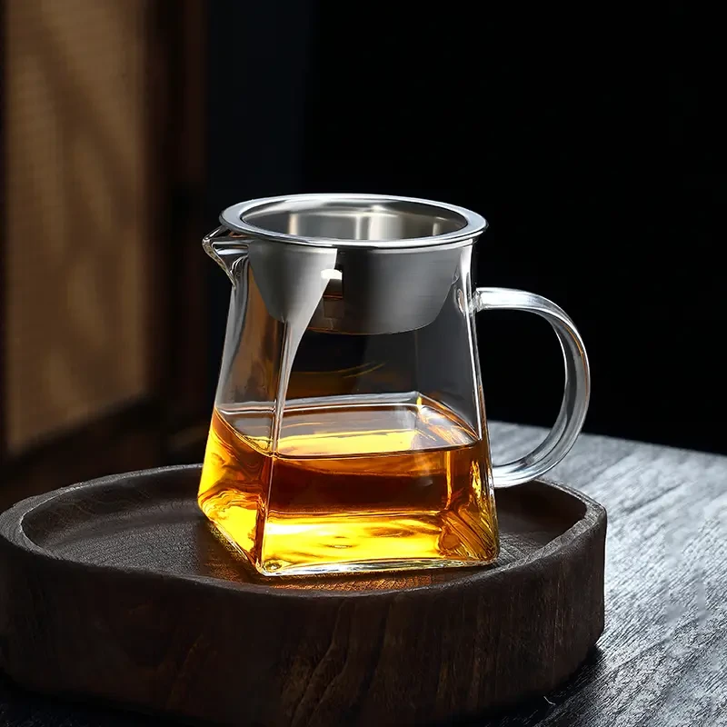 公杯耐热温加厚公道杯茶漏过滤网茶水分离茶漏一体分茶具泡茶专用