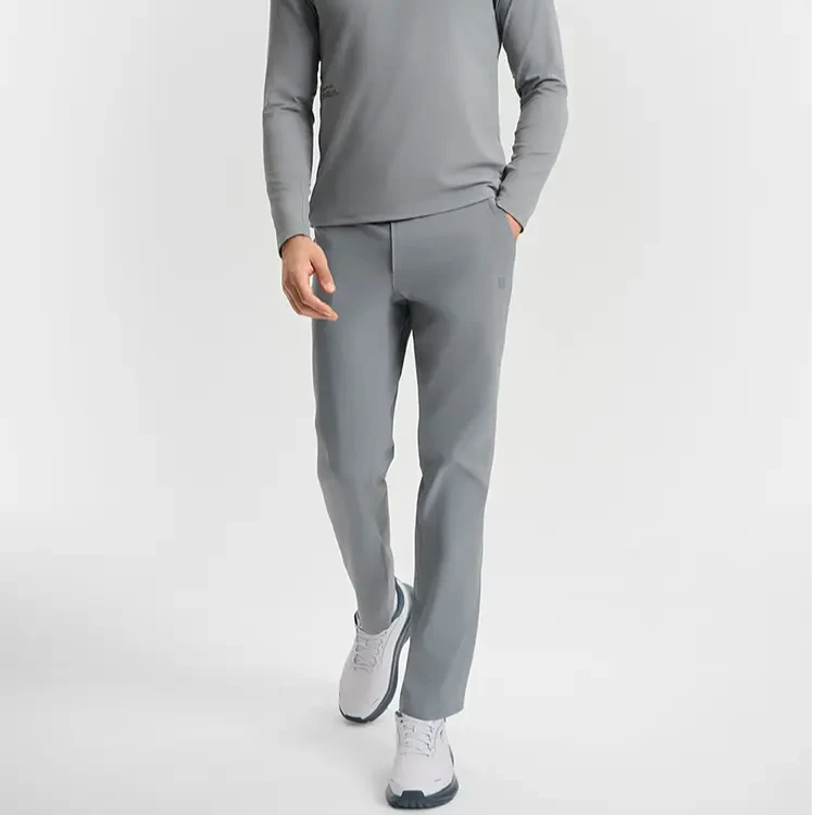 Fila/斐乐春季新款男士简约商务休闲舒适梭织长裤A11M511804F
