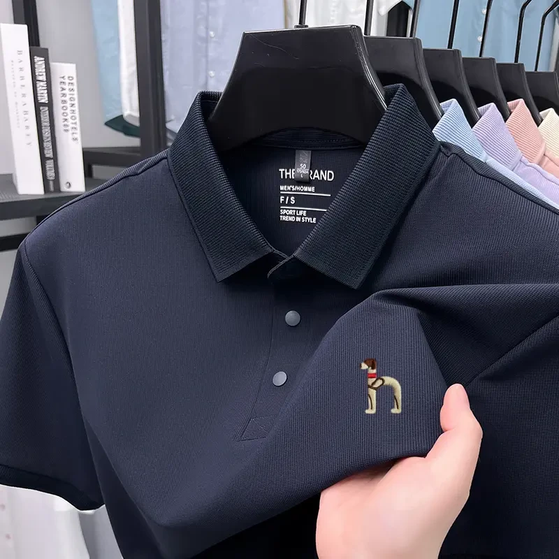 奥特莱斯撤柜丨专柜正品2025年夏季新款男士短袖T恤翻领polo衫