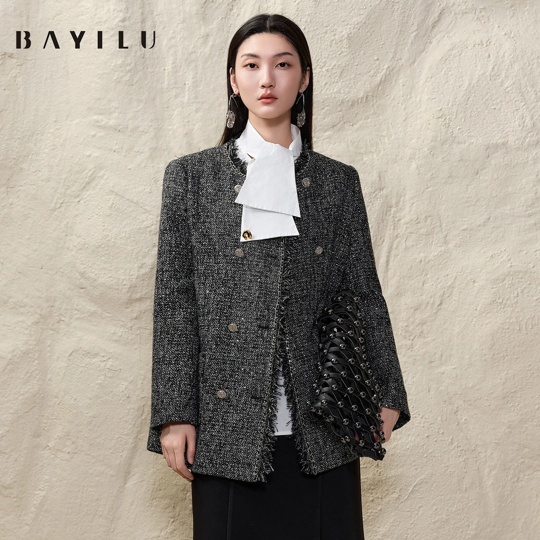 【尚雅】芭依璐2025春季新款外套短款休闲上衣91W5962