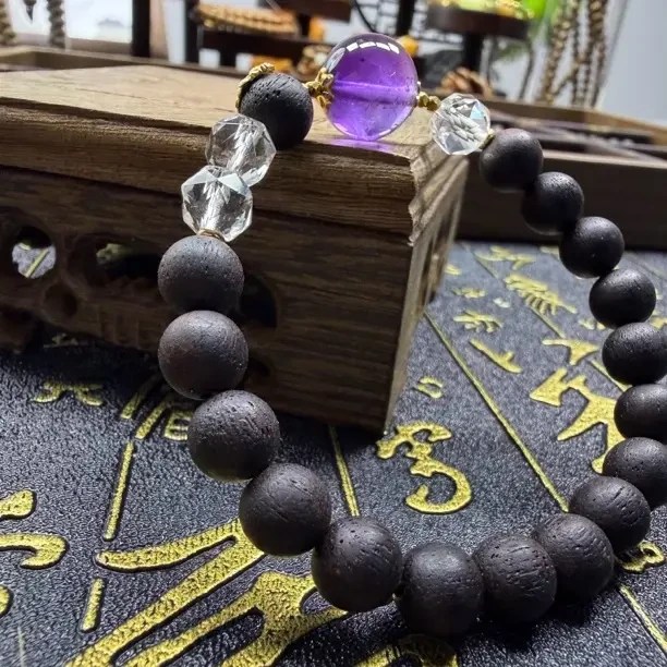 缅甸小叶降真香5mm木带宝单圈手串