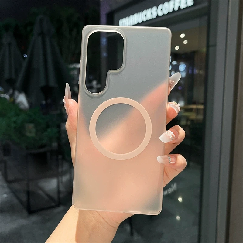 适用三星Galaxy S25 Ultra手机壳简约超薄肤感黄色s24puls+男女潮