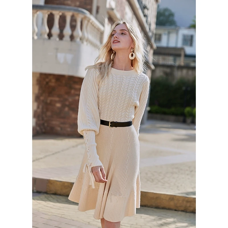 【楠哥专属】针织时尚连衣裙 19300