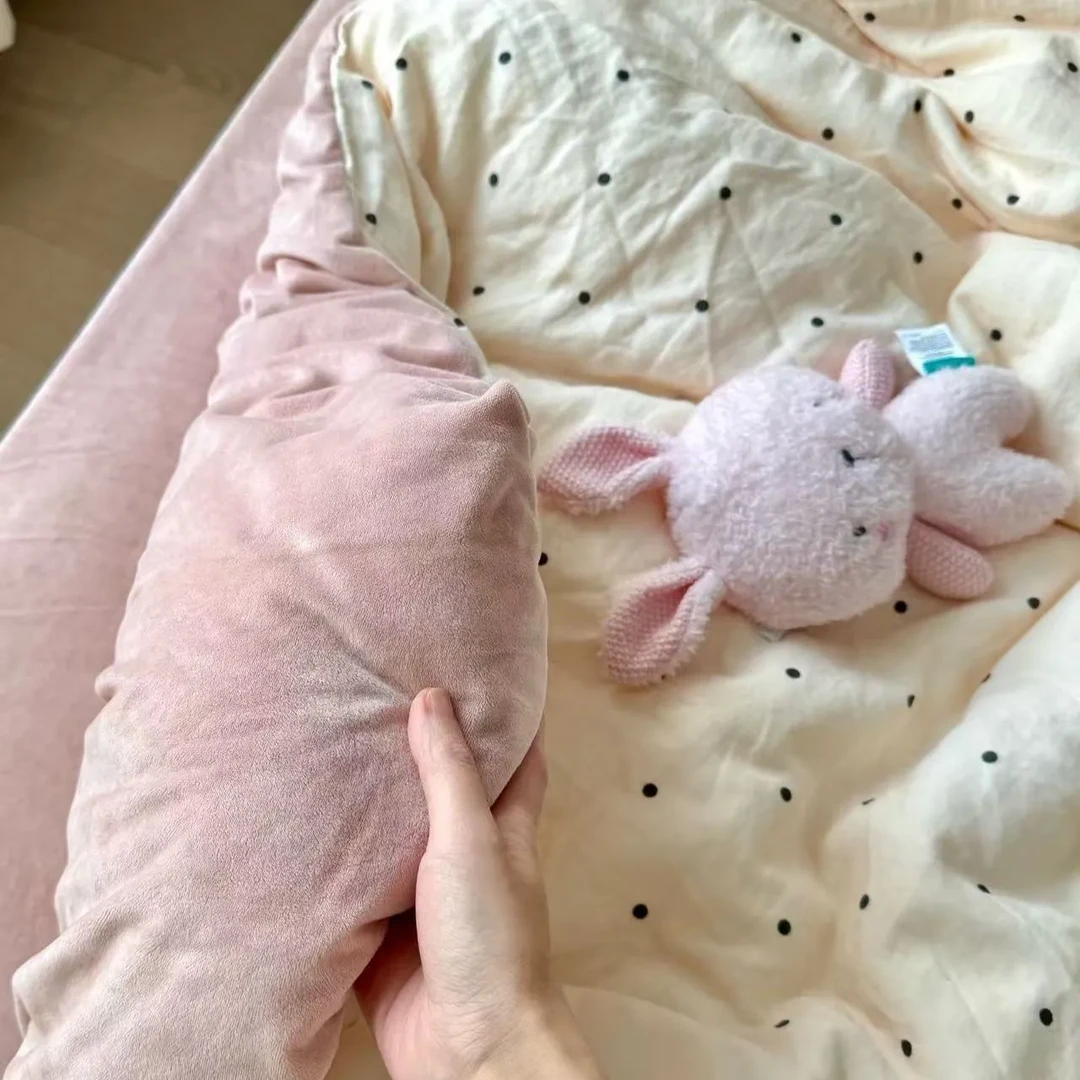 单面加厚四件套加绒保暖被套床单人宿舍三件套ab面水洗棉加牛奶绒