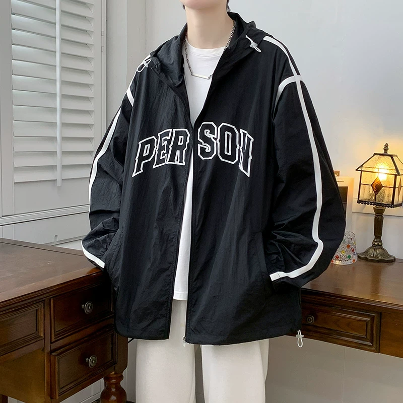 青少年夏季防晒衣男薄款透气冰丝防晒服2024新款初中高中学生外套