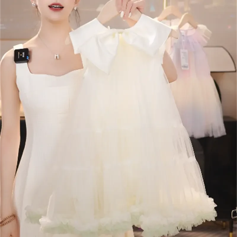 MOMOCO/玛米玛卡童装女童蝴蝶结甜美公主裙连衣裙77680477002